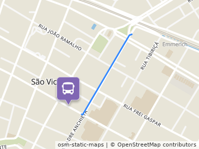 Mapa da parada