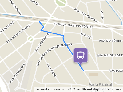 Mapa da parada