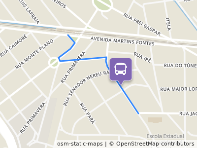 Mapa da parada