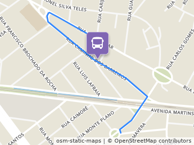 Mapa da parada