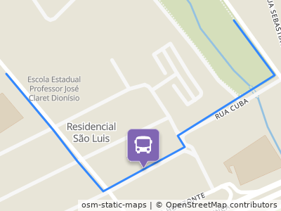 Mapa da parada