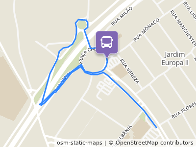 Mapa da parada