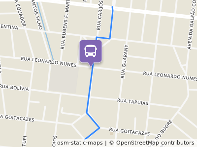 Mapa da parada
