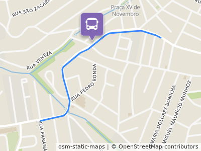 Mapa da parada