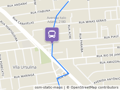 Mapa da parada