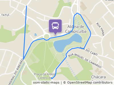 Mapa da parada