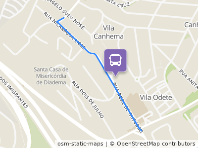 Mapa da parada