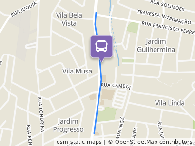 Mapa da parada
