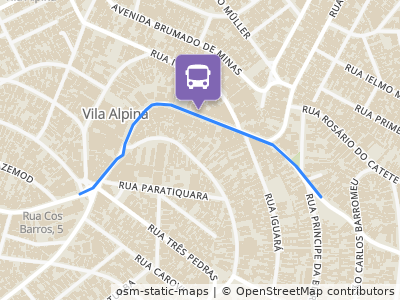 Mapa da parada