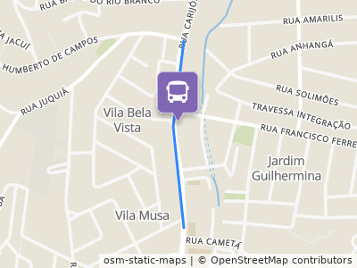 Mapa da parada