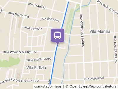 Mapa da parada