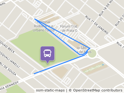 Mapa da parada