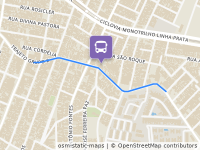 Mapa da parada