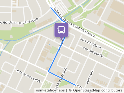 Mapa da parada