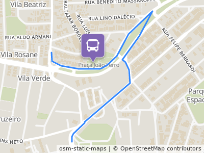 Mapa da parada