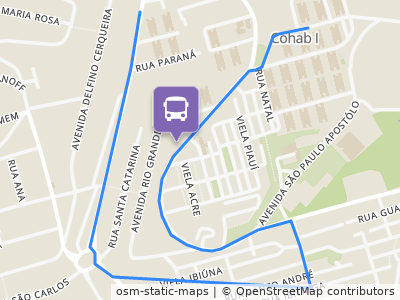 Mapa da parada