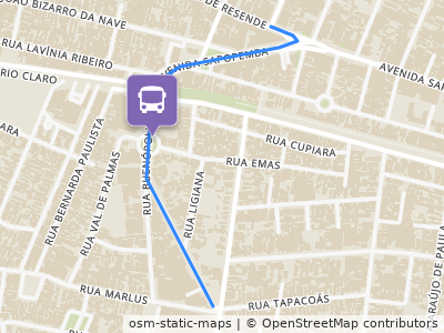 Mapa da parada