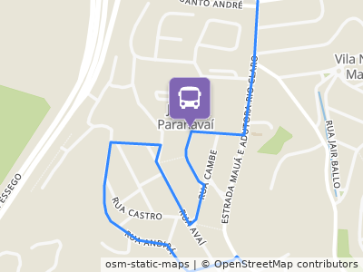 Mapa da parada