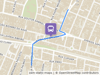 Mapa da parada