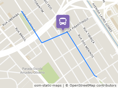 Mapa da parada