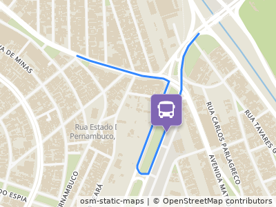 Mapa da parada