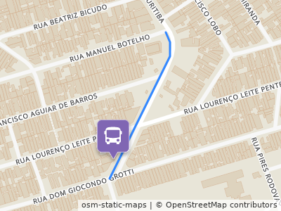 Mapa da parada