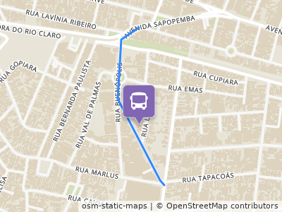 Mapa da parada
