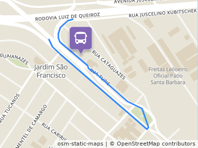 Mapa da parada