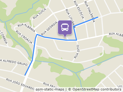 Mapa da parada