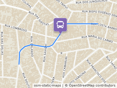 Mapa da parada