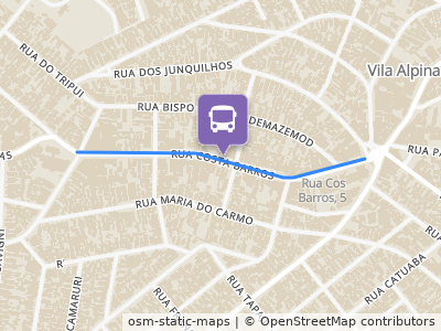 Mapa da parada