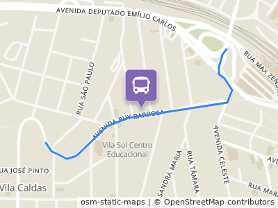 Mapa da parada