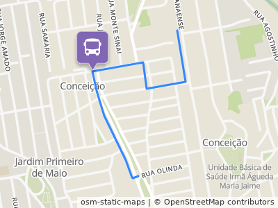 Mapa da parada