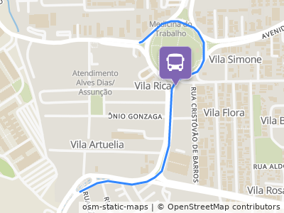 Mapa da parada