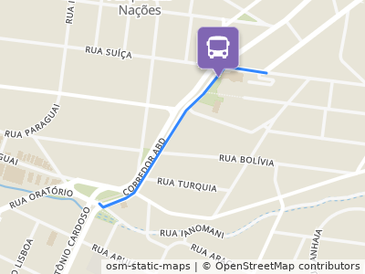 Mapa da parada