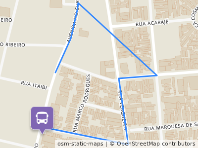 Mapa da parada