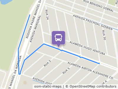 Mapa da parada