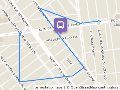 Mapa da parada