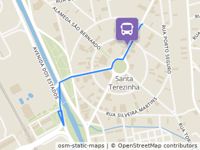 Mapa da parada