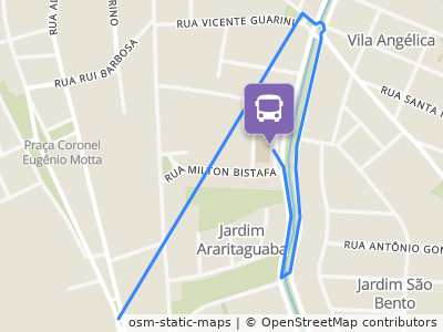Mapa da parada