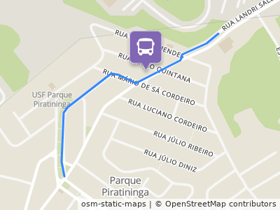 Mapa da parada