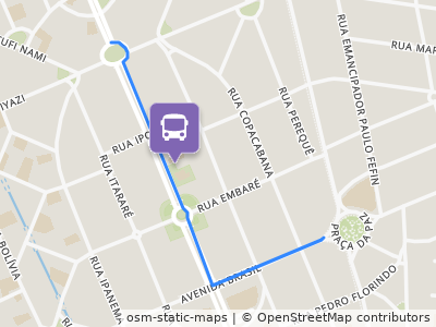 Mapa da parada