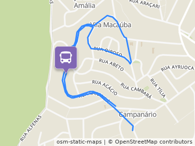 Mapa da parada