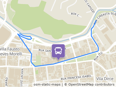 Mapa da parada