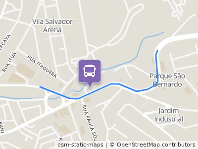 Mapa da parada