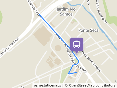 Mapa da parada