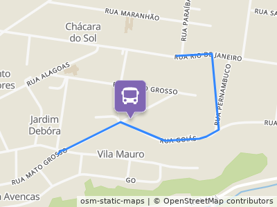 Mapa da parada