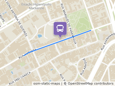 Mapa da parada