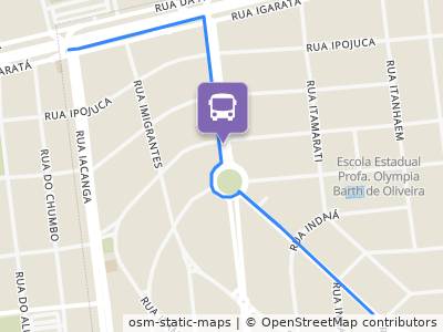 Mapa da parada