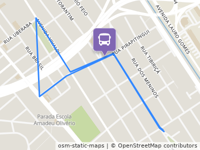 Mapa da parada